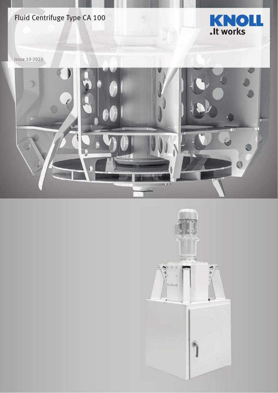 Fluid centrifuge CA 100